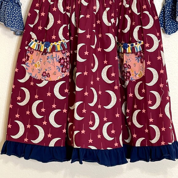 Wild Flowers Dress No.10 Size 10 EUC Mixed Media Dress - Picture 4 of 10